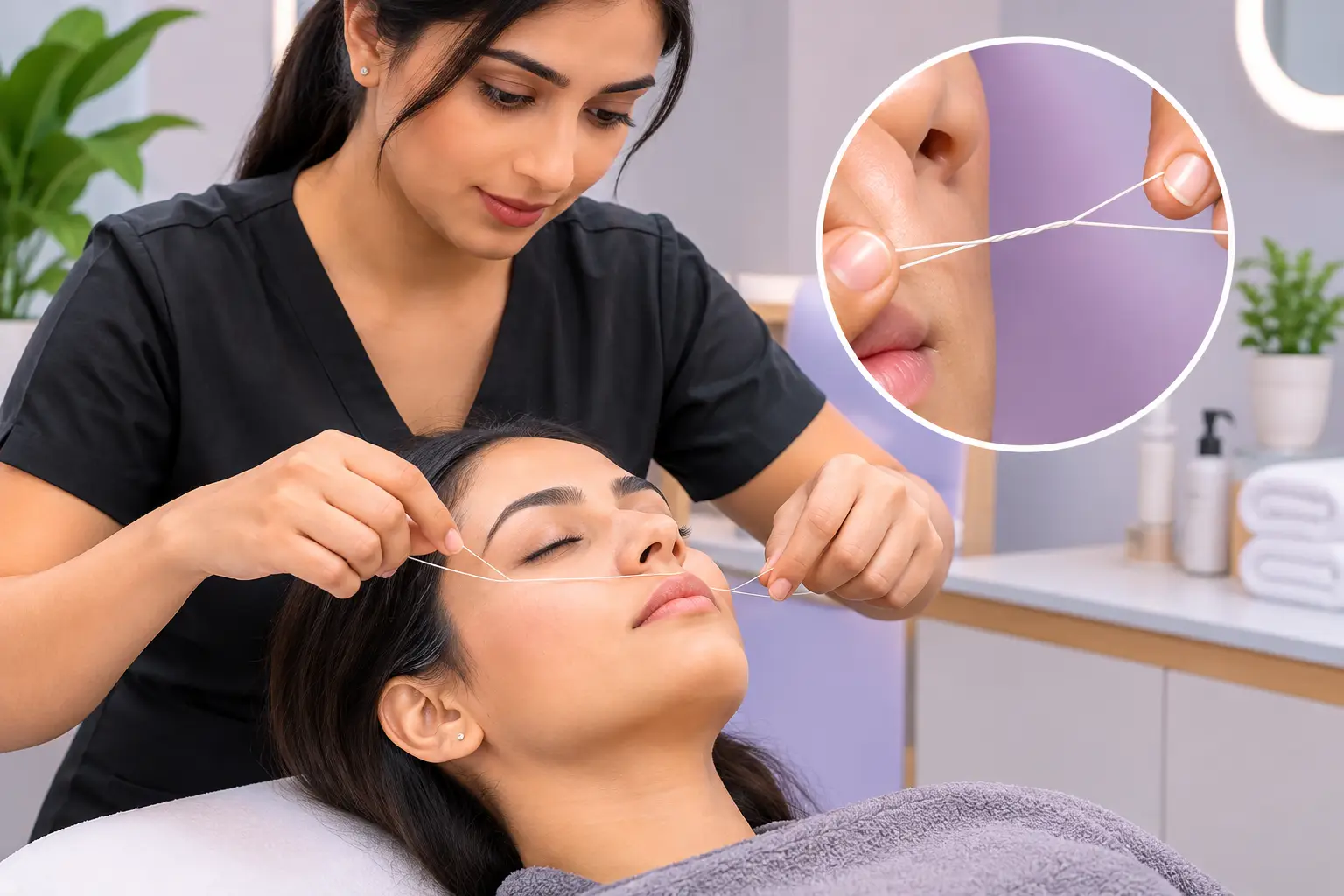 How Does Threading Work for Facial Hair?